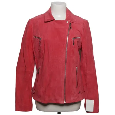 Bikerjacka (Röd) från Canda Premium Skinn