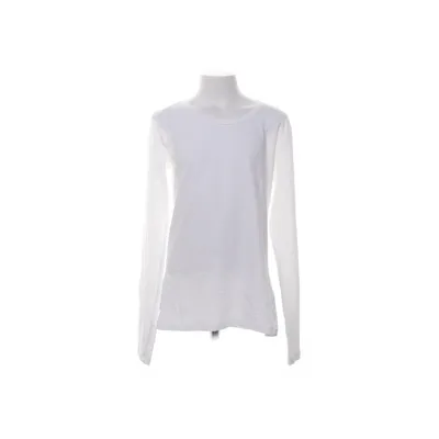 Blus (Vit) från H&M Basic Bomull, Elastan