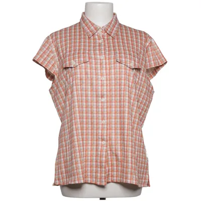 Kortærmet skjorte (Orange, Hvid, Flerfarvet) fra Camargue Polyester