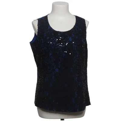 Top (Blue, Black) from Alvina Polyester