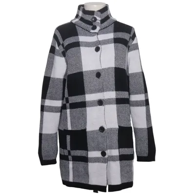 Cardigan (Zwart, Wit) van Baty Acryl