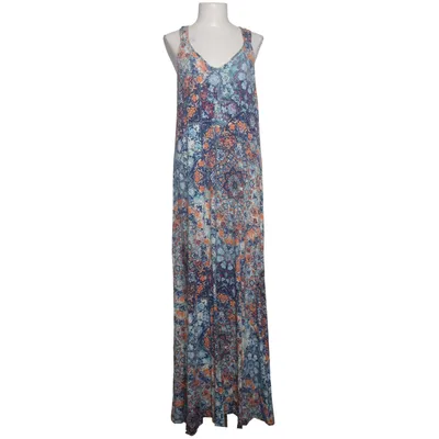 Halterneck-kjole (Blå, Orange, Flerfarvet) fra Artisan Ny Elastan, Viscose