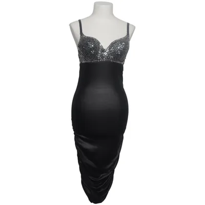 Cocktail dress (Black, Silver) from Mayaadi Elastane, Polyester