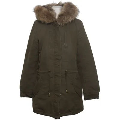 Parkas (Grön) från IQ+ Berlin Bomull, Polyamid, Polyester, Viskos
