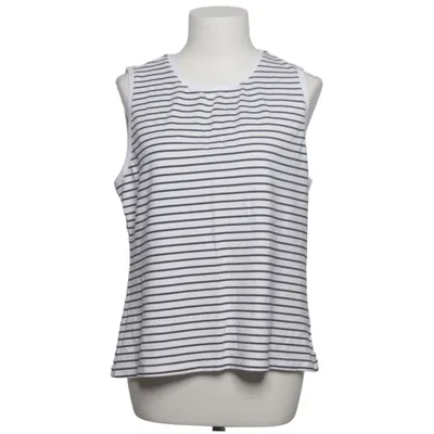 Tank Top (Black, White) from Christian Siriano Elastane, Polyamide, Viscose