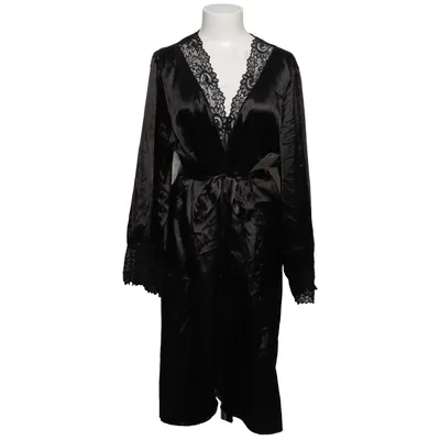 Dressing gown (Black) Elastane, Polyester