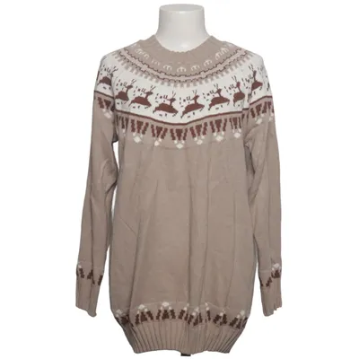 Weihnachtspullover (Beige, Weiß, Braun)
