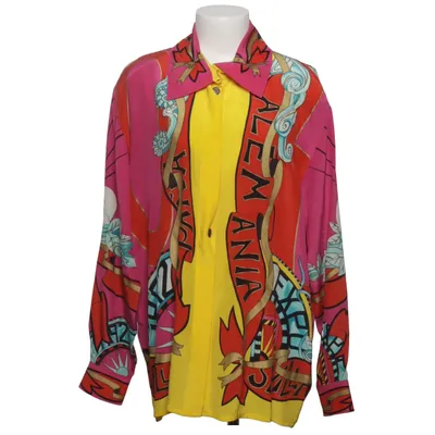 Shirt (Pink, Yellow, Red) from Laurèl Silk