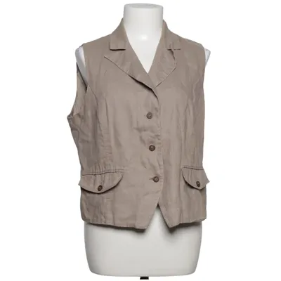 Ytterväst (Beige) från Bexleys Woman Linne, Polyester