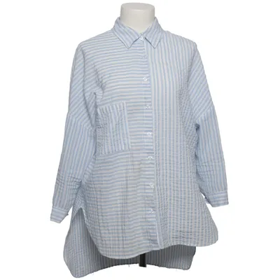 Shirt (Blue, White) from Queen Cotton