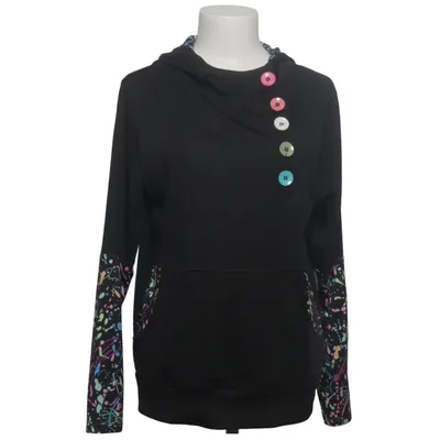Capuchon sweater (Zwart, Meerkleurig) van Misslook