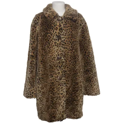 Manteau (Marron, Noir) de Gina Laura Acrylique, Polyester