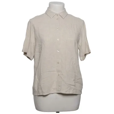Short sleeve shirt (Beige) from Selected Femme Linen, Viscose