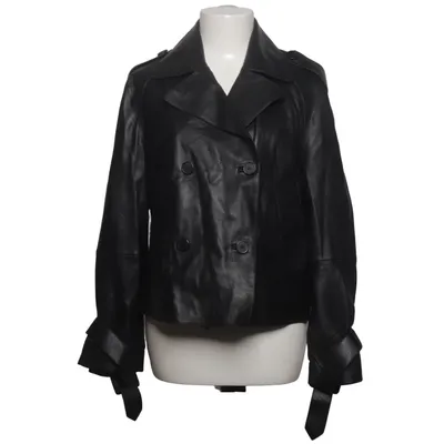 Leather jacket (Black) from Zara Leather Collection Leather