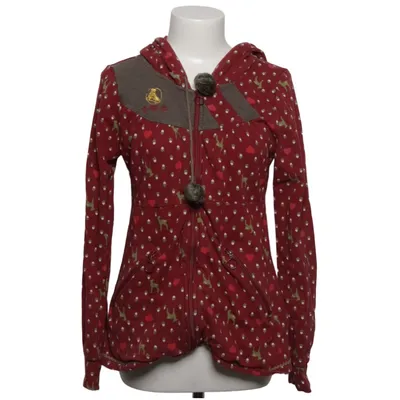 Capuchon sweater (Rood, Meerkleurig) van Blutsgeschwister Katoen, Elastaan