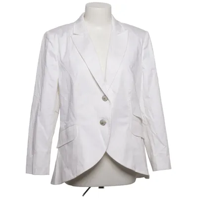 Blazer (White) from Oui Collection Cotton, Elastane