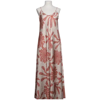 Långklänning (Beige, Brun) från Saxx Elastan, Polyester