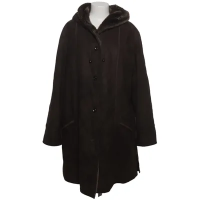 Shearling jacket (Brown) from Baronia Acetate, Polyamide, Polyester, Polyurethane, Viscose