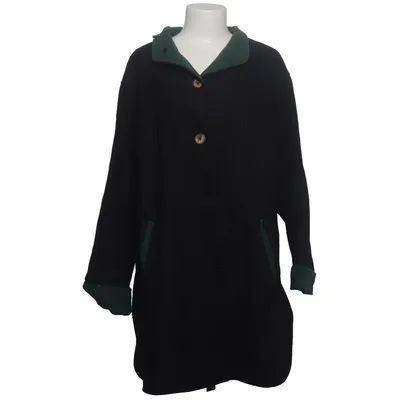 Manteau (Noir, Vert) de Distler Acétate, Laine