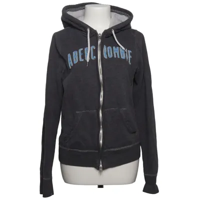 Huvtröja (Grå) från Abercrombie & Fitch Bomull, Polyester