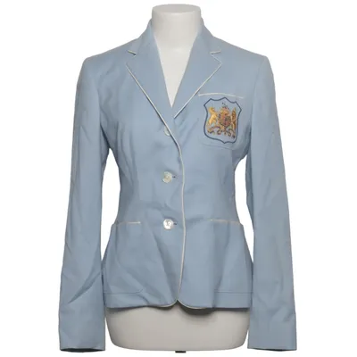 Blazer (Blå) fra Ralph Lauren Viscose, Uld