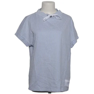 T-shirt (Blue, White) from Le Comte Cotton, Elastane, Polyester