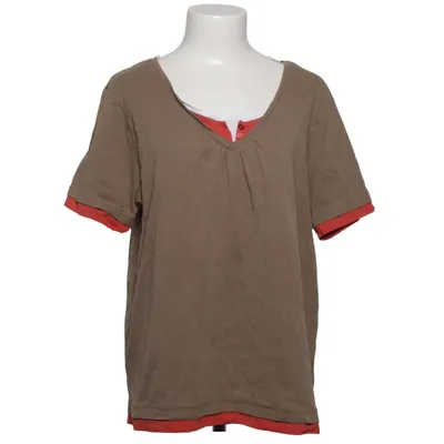T-shirt (Marron, Rouge) de Aprico Coton
