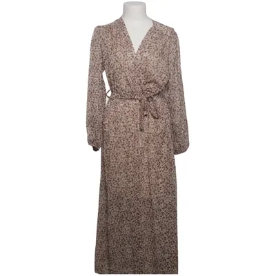 Wrap dress (Beige, Brown) from Timi Polyester