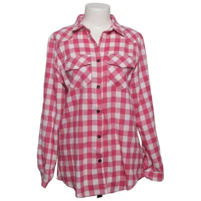 Flannel shirt (Pink, White) from Zeagoo Cotton, Elastane