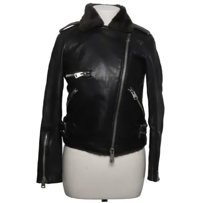 Bikerjacka (WIGGENS BIKER) från Allsaints Akryl, Skinn, Polyester