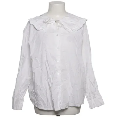 Blouse (Wit) van Garconne Katoen, Elastaan