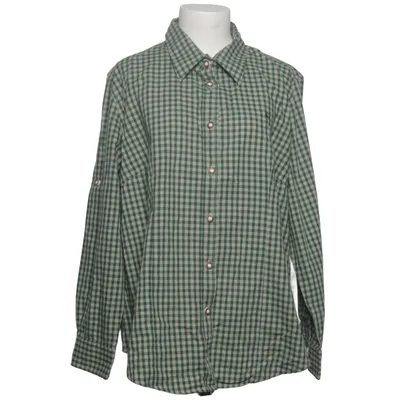 Chemise (Vert, Blanc) de Os Trachten Coton, Polyester