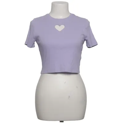 Crop top (Violet) de Divided by H&M Coton, Élasthane, Polyester
