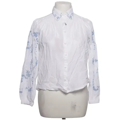 Blouse (White, Blue) from Redtag
