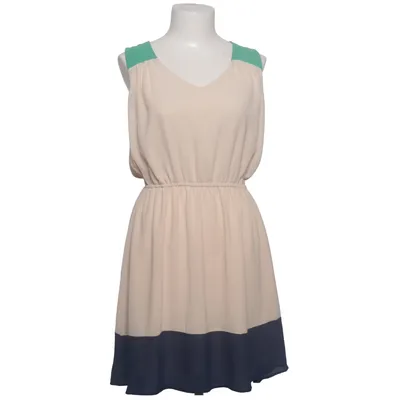 Jurk (Beige, Groen, Blauw, Meerkleurig) van Angeleye Elastaan, Polyester