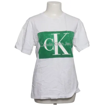 T-shirt (Blanc, Vert) de Calvin Klein Jeans Coton