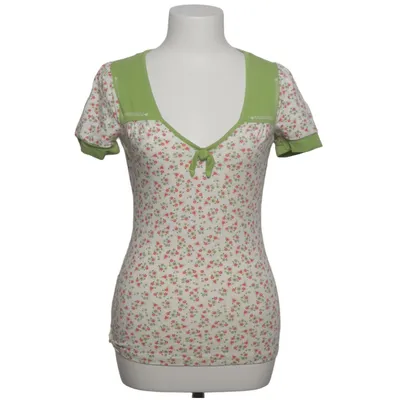 Top (White, Green, Red) from Blutsgeschwister Cotton, Elastane