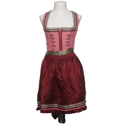Dirndl (Roze, Rood, Meerkleurig) van Krüger Madl Katoen, Polyester