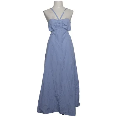 Halterneck dress (Blue, White) from Tibi Cotton, Linen