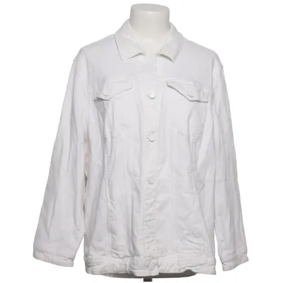 Veste en jean (Blanc) de The Denim C&A Coton, Élasthane