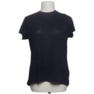 T-shirt (Blauw) van Uniqlo J+ Jil Sander Katoen, Zijde