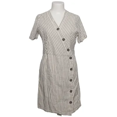 Wrap dress (Beige, Black) from ESPRIT Organic Cotton, Linen