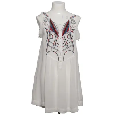 Klänning (Vit, Flerfärgad) från Mango Casual Polyester