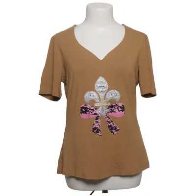 T-shirt (Brun) från Pompöös Elastan, Viskos