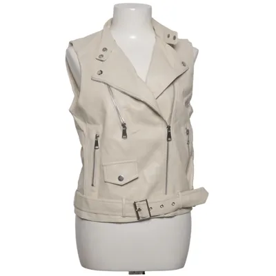 Bikerväst (Beige) från Flamode Polyester, Polyuretan, Viskos