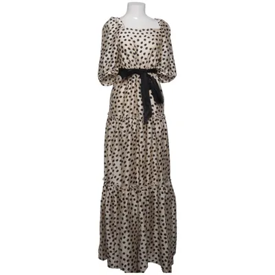 Maxi dress (White, Black) from Mango