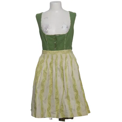 Dirndl (Grön, Gul) från Nockstein Trachten Bomull, Linne, Polyester, Viskos
