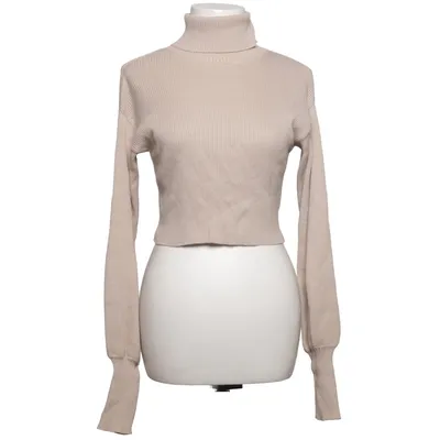 Rollkragenpullover (Ballon Sleeve High Neck Short Sweater) von NA-KD Acryl, Baumwolle