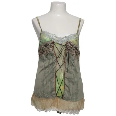 Tank Top (Green, Beige, Multicolored) from Young Cotton, Polyester