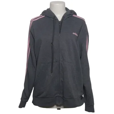 Huvtröja (Grå, Rosa) från Adidas Bomull, Återvunnen polyester